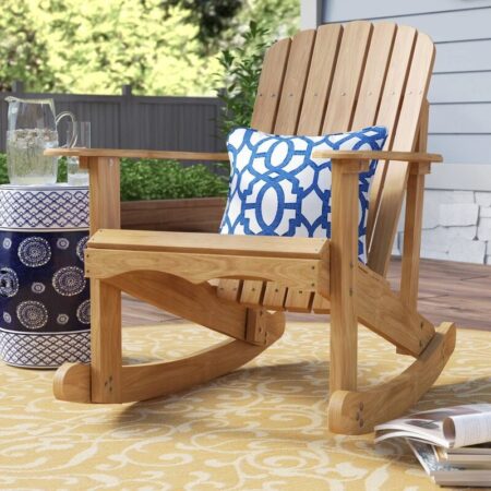 Solid Wood Rocking Adirondack Chair ONLY $95! (was $219) Thumbnail