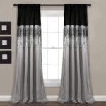 PRICE DROP! Lush Décor Sparkle Curtain Panel 84″ x 42″, Grey and Black ONLY $23! (was $49) Thumbnail