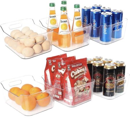6 Pack Clear Stackable Food Storage Bins only $19.99! Thumbnail
