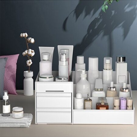 White Two-Drawer Tabletop Organizer only $14.99! Thumbnail