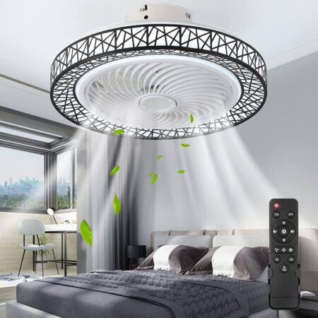 50% OFF! Modern Ceiling Fan with Light 20 Inch Low Profile ONLY $134! Thumbnail