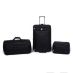 ONLY $34! 3 Piece Luggage Set, 24″ Check Bag, 22″ Duffel, and Tote Thumbnail