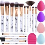 15PCs Marble Makeup Brush Set ONLY $8.49! Thumbnail