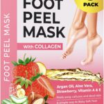 67% OFF! 3 Pack (Pairs) Exfoliating Foot Mask – Makes Feet Baby Soft by Peeling away Calluses & Dead Skin Thumbnail