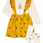 ONLY $8! Toddler Girls Pinafore Sets, Sizes 12M-5T (4 colors available) Thumbnail