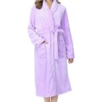 ONLY $16.99! Womens Bathrobe Ladies Fleece Plush Robe Thumbnail