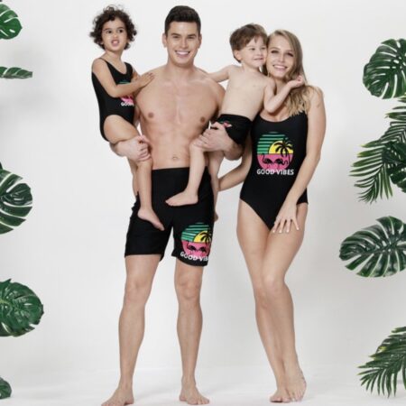 ONLY $12.99! Flamingo Family Matching Swimwear,Sizes Baby-Kids-Adult, One Piece Thumbnail