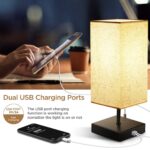 ONLY $15.99! Minimalist Nightstand Lamps with 2 USB Charing Ports Thumbnail