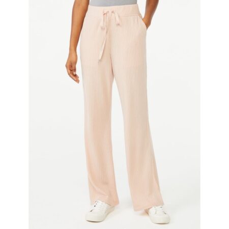 ONLY $10! (was $26) Women’s Wide Leg Ribbed Crop Pants 4 colors available Thumbnail