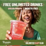 FREE UNLIMITED DRINKS AT PANERA! Thumbnail