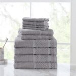 HOT! 10 Piece 100% Cotton Bath Towel Set ONLY $11! Thumbnail