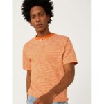 Free Assembly Men’s Short Sleeve Striped Henley ONLY $5! Thumbnail