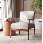 Hot deal! Tufted Wood Frame Chair<br>ONLY $89! (was $129)! Thumbnail
