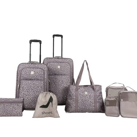 HOT 8 Piece Leopard Luggage Set ONLY $87! (was $250) Thumbnail