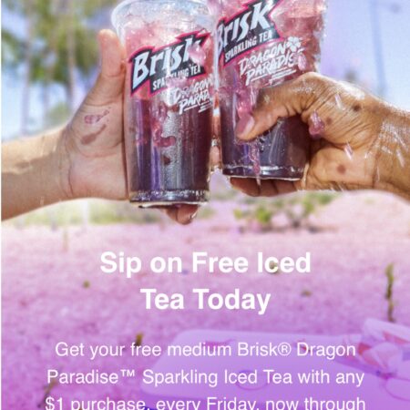 FREE Brisk Dragon Iced Tea at Taco Bell! Thumbnail