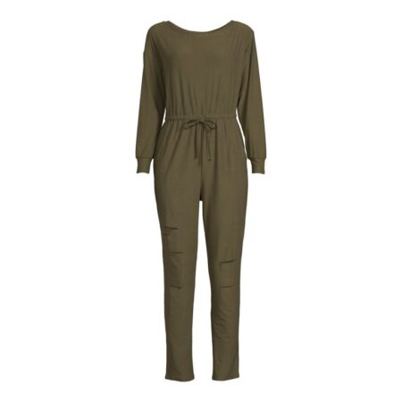 Womens Distressed Jumpsuit ONLY $4.79! Thumbnail