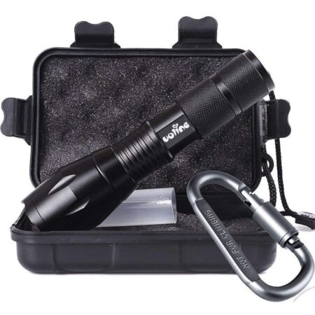 Tactical Portable LED Flashlight with High Lumens and 5 Modes ONLY $13! (was $35) Thumbnail