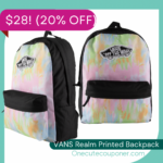 VANS Printed Backpack 20% off! Thumbnail