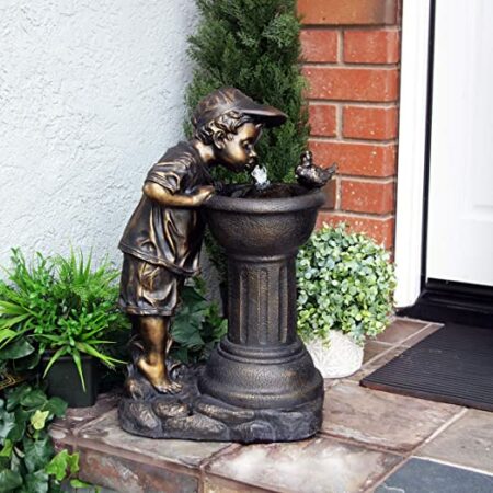 Alpine Boy Drinking Water Out Fountain $157.99 (was $449) Thumbnail
