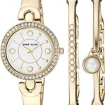 Anne Klein Women’s Crystal Watch and Bangle Set $35.68 Thumbnail