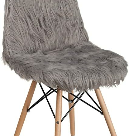 Shaggy Dog Charcoal Grey Accent Chair $71.25 (was $311)! Thumbnail