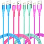 4 Colors iPhone Charger Lightning Cables ONLY $6.39 (was $29) Thumbnail