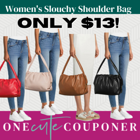 Women’s Slouchy Shoulder Bag ONLY $13!  (was $34) Thumbnail