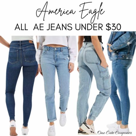 All Womens American Eagle Jeans UNDER $30! (reg. $69) Thumbnail