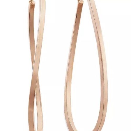 Price drop! 14k Figure 8 Hoop Earrings only $29.40! Thumbnail