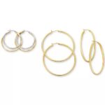 Hoop Earrings in 14k Gold $80 (was $200)! Thumbnail