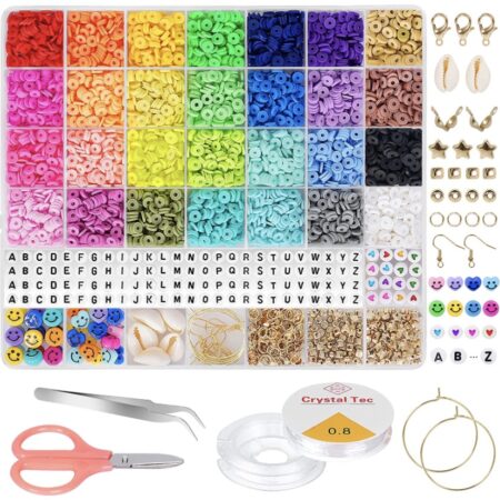 HUGE Clay Beads Set with 28 colors only $10.99!<br> Thumbnail