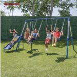Price drop! Metal Swing Set with 5ft slide ONLY $98 (was $170.97)! Thumbnail