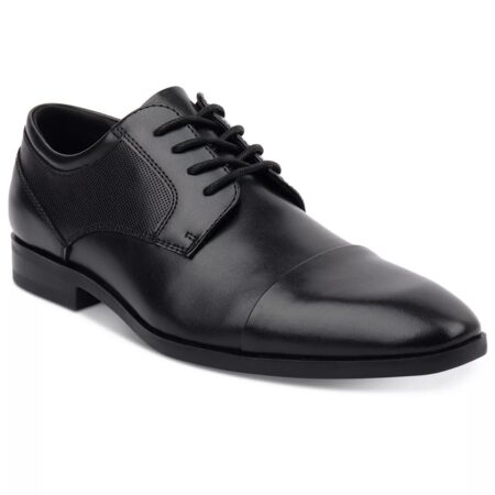 Alfani Men’s Faux-Leather Lace-Up Cap-Toe Dress Shoes SALE $23! (was $59) Thumbnail