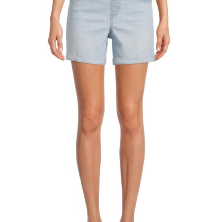 Women’s Pull-On Denim Shorts ONLY $5.99! 5 colors available Thumbnail