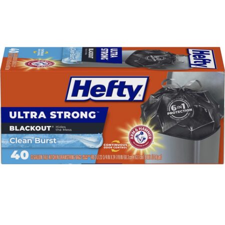 Hefty Ultra Strong Tall Clean Burst, 13 Gallon, 40 Count NOW $7.64! (was $10) Thumbnail
