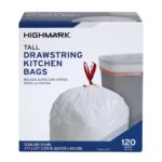 Hurry! Box Of 120! Drawstring Kitchen Trash Bags, 13 Gallon ONLY $10! Thumbnail
