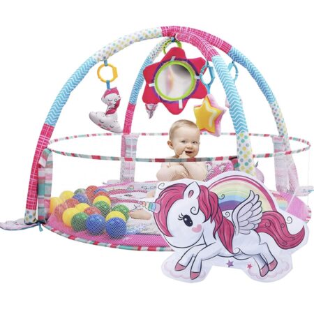 Baby 4-in-1 Play Gym with Ball Pit, Sensory Toys,Mirror Head Rest NOW $36 (was $89) Thumbnail