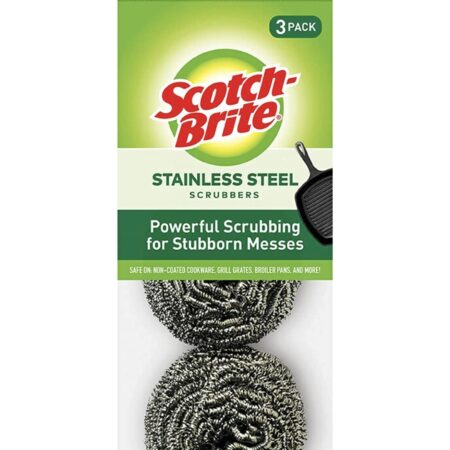 Price Drop! Scotch-Brite Stainless Steel Scrubbers (pack of 3) Now $1.89 Thumbnail