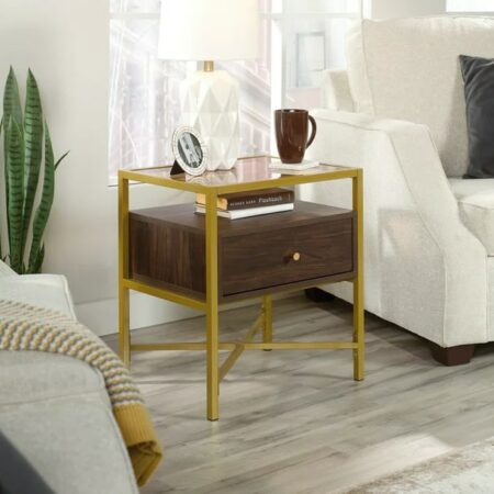 PRICE DROP! Sauder Walnut End Table only $44! Thumbnail