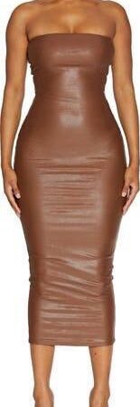 Strapless Body-Con Midi Dress ONLY $16.97! Thumbnail
