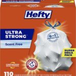 RUN DEAL! Hefty Ultra Strong Trash Bags 13 Gallon, 110 Count ONLY $13! (Was $21) Thumbnail