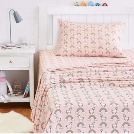 Kids Unicorns & Rainbows  Microfiber Twin Sheet Set  NOW $8 (was $18) Thumbnail