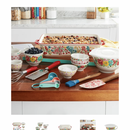 The Pioneer Woman Fancy Flourish 20-Piece Bake & Prep Set ONLY $20.00 Thumbnail