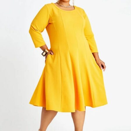 Paneled A Line Dress NOW $9.99! Thumbnail