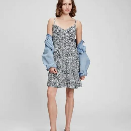 Sleeveless Button-Front Dress ONLY $6.00! Thumbnail