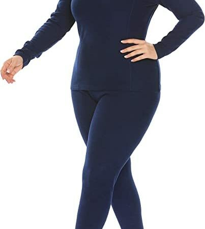 Women’s Plus Size Thermal Underwear Fleece Lined Long Johns Set NOW $21 Thumbnail