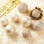 PRICE DROP!! 12pcs Champagne Gold Christmas Ball Decorations (CLIP TO 20% OFF COUPON) USE CODE: B5LTQTA8 Thumbnail