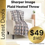 Price drop! Sharper Image Heated Throw ONLY $49! Thumbnail