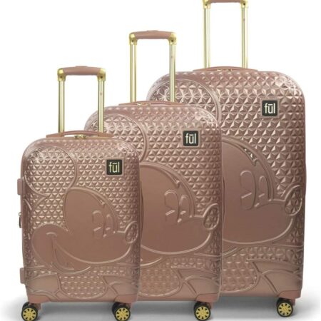 HOT DEAL! Disney Mickey Mouse 3 Piece Rolling Luggage Set 66% OFF! Thumbnail