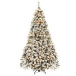 7.5ft Pre-Lit Premium Snow Artificial Christmas Tree with 450 Lights NOW $159! (WAS $248) Thumbnail